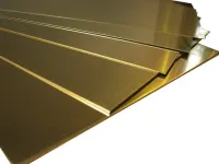 Латунный анод Холоднокатаный 1900 мм 200 мм 8 мм Л63 ГОСТ 2208-2007 купить в Калининграде